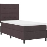  Krevet s opruga kutije Tamno smeđa 90 x 190 cm tkanina | shoptok.hr