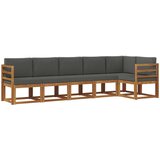  Set vanjskih sofa 6 kom. Prirodna i antracit | Eponuda.com
