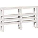 vidaXL vzglavje s policami bela 140 cm trdna borovina, (21290812) | Shoptok.si