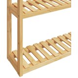 vidaXL Kopalniška polica 3-nadstropna stenska 60x15x54 cm bambus | Shoptok.si