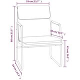  Počivalnik krem 55x64x80 cm umetno usnje, (20701799) | Shoptok.si
