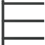 Metalni okvir za krevet s uzglavljem crni 100x200 cm | shoptok.hr