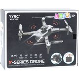 JYYRC Dron na daljinsko upravljanje Y329, HD kamera, WIFI, LED luči, aplikacija - karbon/črna | Shoptok.si