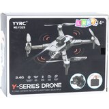  Dron na daljinsko upravljanje Y329, HD kamera, WIFI, LED svjetla, aplikacija - karbon/crna | shoptok.hr