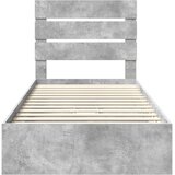  s od storage Betonski sivi 90 x 190 cm Konstruirano drvo | shoptok.hr