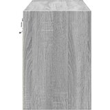 vidaXL Zidni TV ormarić s LED svjetlima siva boja hrasta 80x31x45 cm | shoptok.hr