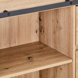 Landscape komoda, črna, barve hrasta | Shoptok.si