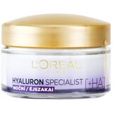 L´Oréal Paris Hyaluron Specialist nočna vlažilna krema proti gubam 50 ml za ženske Cene
