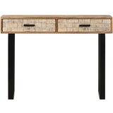 Maison Chic konzolna miza - miza ob steni 100x30x75 cm trden mangov les, (21785846) Cene
