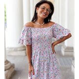 Gemre Pink Calabrese floral maxi dress | ePonuda.com