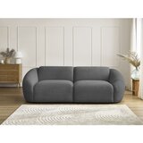 Bobochic Paris Siva sedežna garnitura iz rebrastega žameta 250 cm Tina – | Shoptok.si