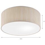  plafonsko svetlo sirja 1xE27/15W/230V ø 35 cm bež | Eponuda.com