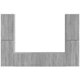 3 pcs Siva Sonoma - - Siva - 56.59 - 30 x 31 x 60 cm - 2025-vidaXL-Uvoz_2 | Shoptok.si