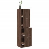 vidaXL Lekarniška omara rjavi hrast 40x41x174,5 cm inženirski les | Shoptok.si