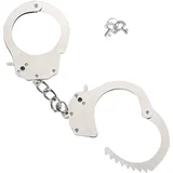 Me You Us Heavy Metal Handcuffs Silver