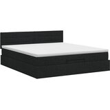  Podesivi krevet s madracem Crna 160 x 200 cm Tkanina | shoptok.hr