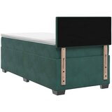  Boxspring krevet s madracem Tamnozelena 100 x 200 cm Baršun | shoptok.hr