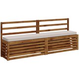  Jastučići za klupe - 2 dijela VUGHT 2 pcs 100% poliester Bijela | shoptok.hr
