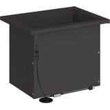  Vrtna posuda za sadnju s LED svjetlom Crna 30 x 40 x 30 cm Slike