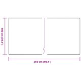  Tepih trkač Antracit 100 x 250 cm 100% Polipropilen | shoptok.hr