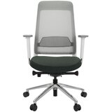 MID.YOU Pisarniški Stol Chiaro T2 White, Črna, Siva | Shoptok.si