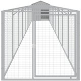  Kućica za pse s krovom svjetlosiva 117 x 1017 x 123 cm čelična | shoptok.hr