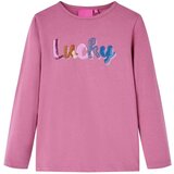  Dječja majica dugih rukava boja maline 116 | shoptok.hr