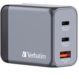  PUNJAČ ZA MOBILNE UREĐAJE ZIDNI 2XUSB-C/PD 65W/1XUSB-A QC 3.0 (EU/UK/US) VERBATIM 32201 | shoptok.hr