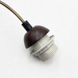 Luster na sajli AIDA 1xE27/15W/230V, prečnik 25 cm, hrast/rafija | Eponuda.com