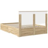  Krevetna konstrukcija s ladicama Sonoma hrast 135 x 190 cm | shoptok.hr