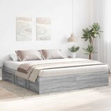  Okvir za krevet boja hrasta 200x200 cm | shoptok.hr