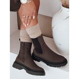 DStreet Botki damskie brązowe | shoptok.hr