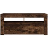 TV omarica z LED lučkami dimljeni hrast 90x35x40 cm, (20733038) | Shoptok.si