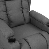  Naslonjač od tkanine svjetlosivi | shoptok.hr