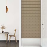  Zidne ploče od umjetne kože 12 kom cappuccina 90x15 cm 1 62 m² | shoptok.hr