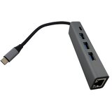 Fast Asia Adapter-konvertor TIP C na 3xUSB 3.0+TIP C+RJ45 | Eponuda.com