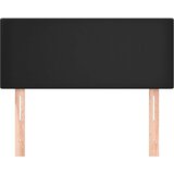  Uzglavlje crno 100x5x78/88 cm od umjetne kože | shoptok.hr