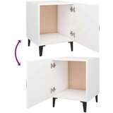  Nočna omarica 2 kosa bela konstruiran les, (20731936) | Shoptok.si