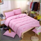  posteljina za bračni krevet roza Cene
