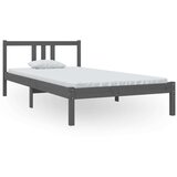  Za krevet od masivnog drva sivi 100 x 200 cm | shoptok.hr