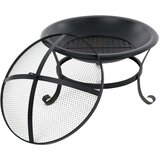 RedFire Ognjišče Atlanta črno jeklo 51 cm 85014, (20693367) | Shoptok.si
