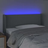  Uzglavlje svjetlosivo 83x16x78/88 cm od tkanine | shoptok.hr