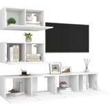  4-dijelni set TV ormarića bijeli od iverice | shoptok.hr