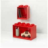 Lego police u obliku kocaka, dvodelni set, crvena Cene