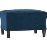  Stolček za noge moder 60x50x41 cm žamet, (20983909) | Shoptok.si