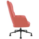  Stolica za opuštanje ružičasta baršunasta | shoptok.hr