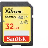 Sandisk SDHC 32GB Extreme 90MB/s V30 UHS-I U3 Cene