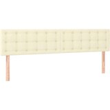  Posteljno vzglavje krem 200x5x78/88 cm umetno usnje, (20739516) | Shoptok.si