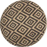  Ručno rađeni tabure od jute crni 45 x 30 cm | shoptok.hr