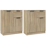  Komoda 2kom boja hrasta sonome 60x30x70cm od konstruiranog drva | shoptok.hr